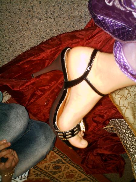 les chaussures qui font tomber